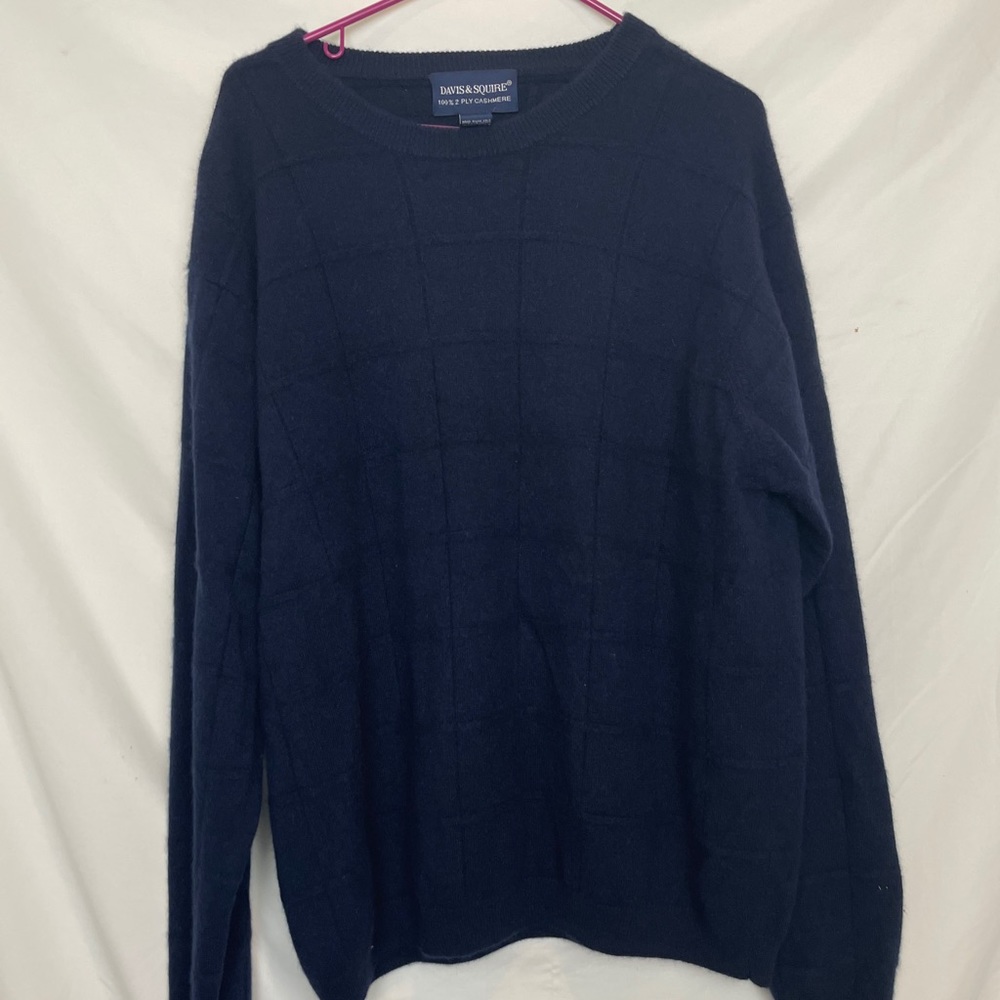 Dark Blue Cashmere Sweater